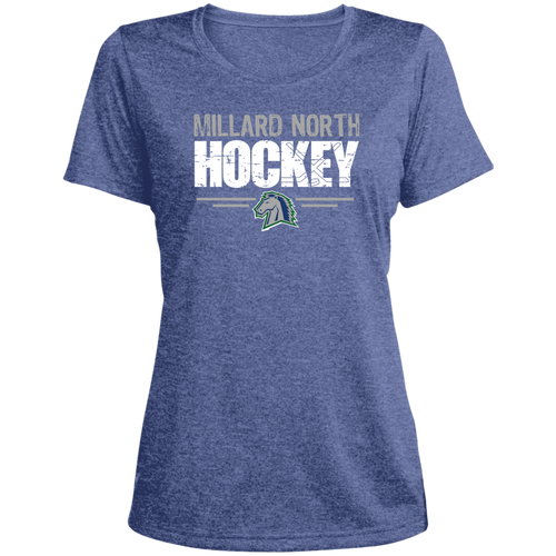 Ladies' Heather Scoop Neck Performance Tee