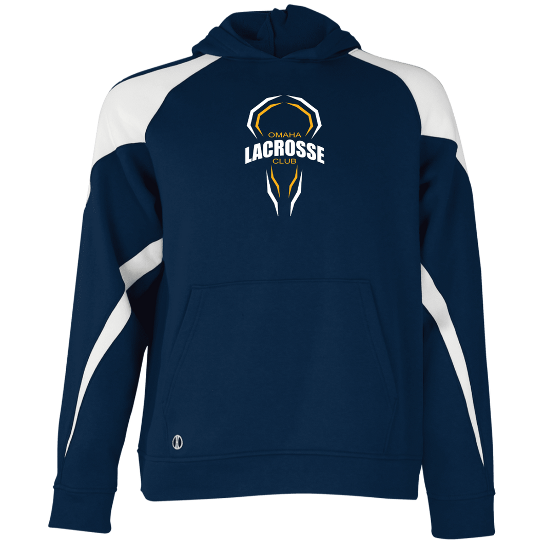 Youth Athletic Colorblock Fleece Hoodie