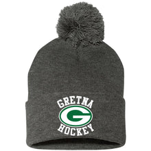 Load image into Gallery viewer, Embroidered Pom Pom Knit Cap