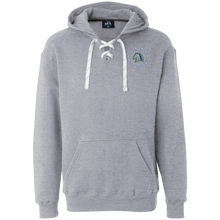 Load image into Gallery viewer, Team Logo Hockey Lace Hoodie