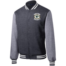 Load image into Gallery viewer, Team Logo Fleece Letterman Jacket