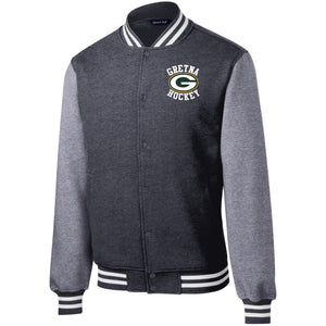 Team Logo Fleece Letterman Jacket
