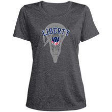 Load image into Gallery viewer, Ladies&#39; Heather Scoop Neck Performance Tee Tee