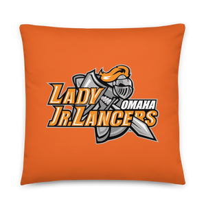 Lady Jr. Lancers Logo Pillows