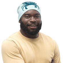 Load image into Gallery viewer, Yeti Blue Crab lacrosse Performance Beanie