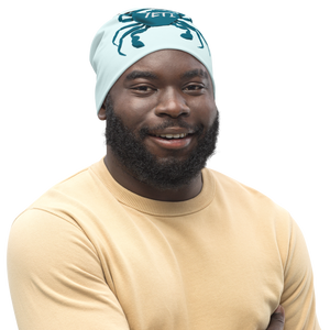 Yeti Blue Crab lacrosse Performance Beanie
