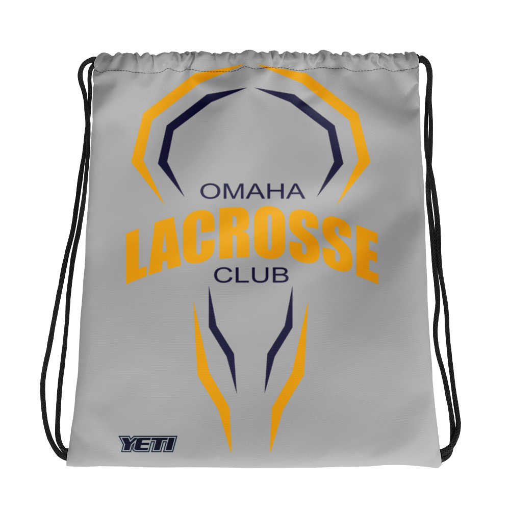 Omaha Lacrosse Club Drawstring bag