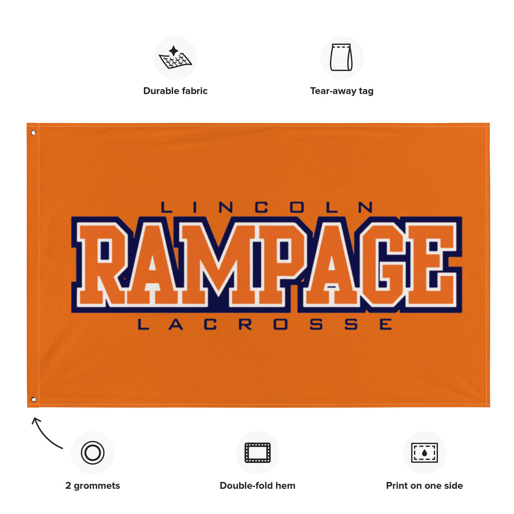 Rampage Lacrosse 3' x 5' Flag