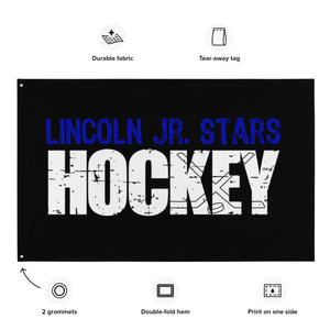 Jr. Stars Hockey Game Day Flag - 3'X5'