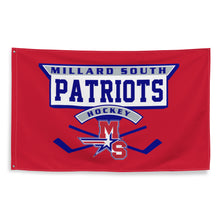Load image into Gallery viewer, Millard South Hockey Gameday Flag 3’x5’