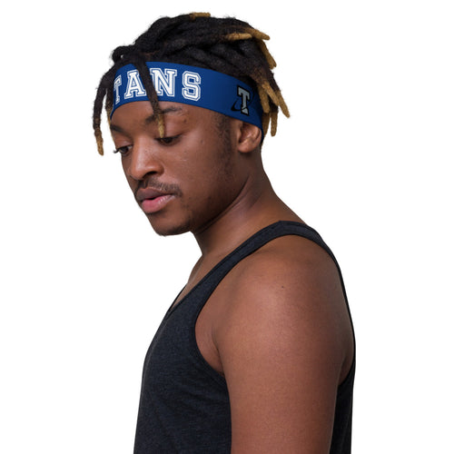 Titans Lacrosse Player Headband - BLUE