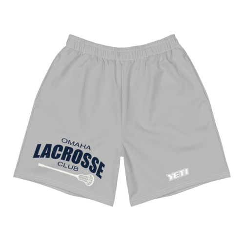 Omaha Lacrosse Performance Lacrosse Shorts - Light Gray
