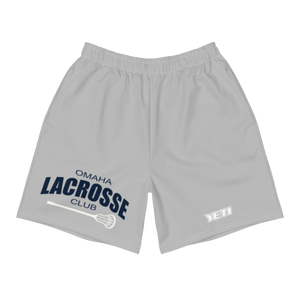 Omaha Lacrosse Performance Lacrosse Shorts - Light Gray