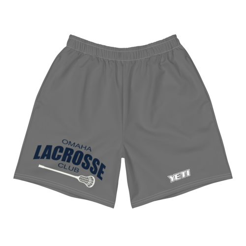Omaha Lacrosse Performance Lacrosse Shorts - Dark Gray
