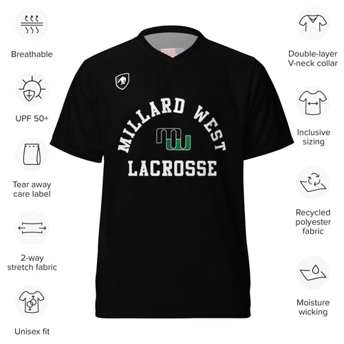 Recycled unisex sports jersey