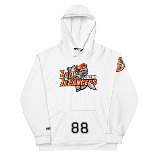 TEAM WARMUPS - WHITE PLAYER HOODIE