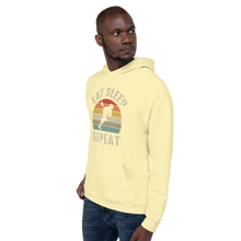 Load image into Gallery viewer, Eat. Sleep. Repeat. Lacrosse Performance Hoodie