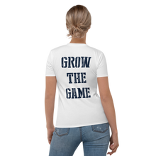 Load image into Gallery viewer, OLC “Grow The Game” Women&#39;s Performance T-shirt