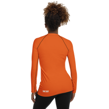 Load image into Gallery viewer, Women&#39;s Performance Rash Guard - Orange