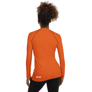 Women's Performance Rash Guard - Orange