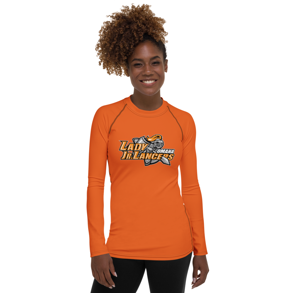 Women's Performance Rash Guard - Orange
