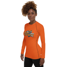 Load image into Gallery viewer, Women&#39;s Performance Rash Guard - Orange