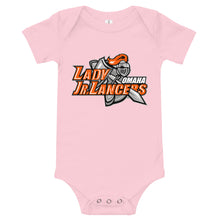 Load image into Gallery viewer, Team Logo Baby short sleeve one piece