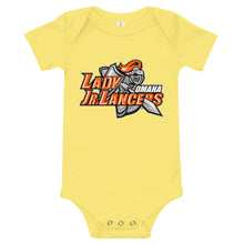 Load image into Gallery viewer, Team Logo Baby short sleeve one piece