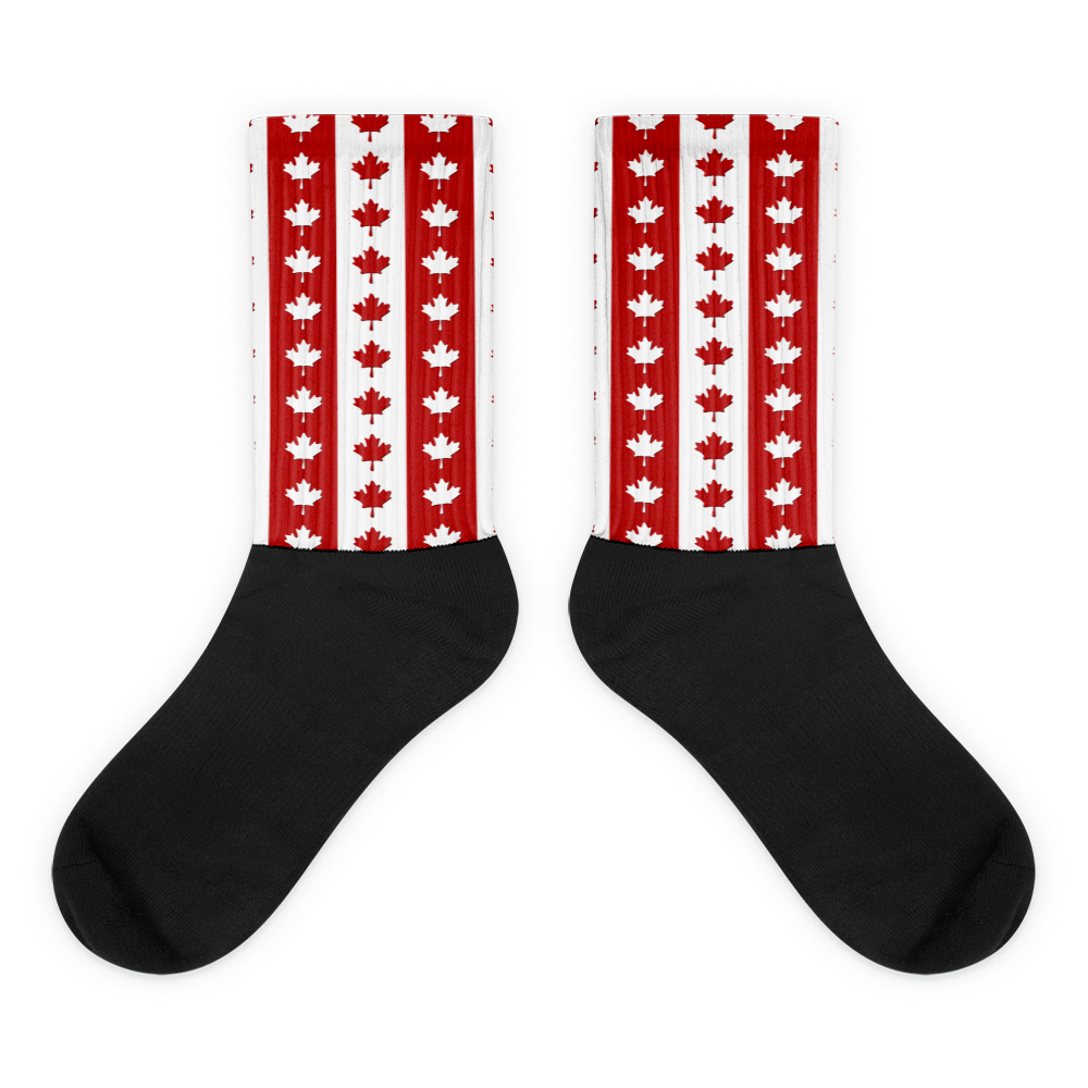 Yeti Stick Co. Performance Lacrosse Socks - Oh Canada design