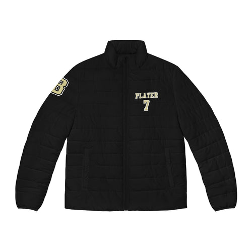 Team Logo Men's Puffer Jacket - Customizable