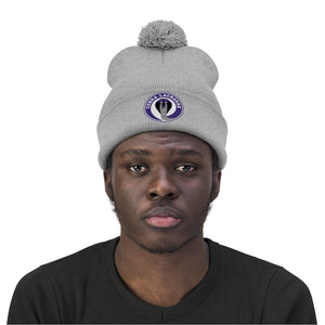 Team Logo Pom Pom Beanie