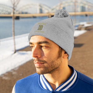 Team Logo Pom Pom Beanie