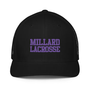 Millard Lacrosse Mesh Back Trucker Cap