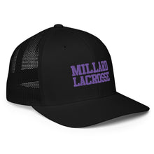 Load image into Gallery viewer, Millard Lacrosse Mesh Back Trucker Cap