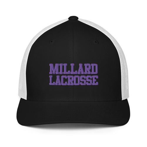 Millard Lacrosse Mesh Back Trucker Cap