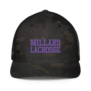 Millard Lacrosse Mesh Back Trucker Cap