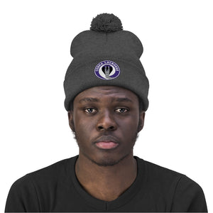 Team Logo Pom Pom Beanie