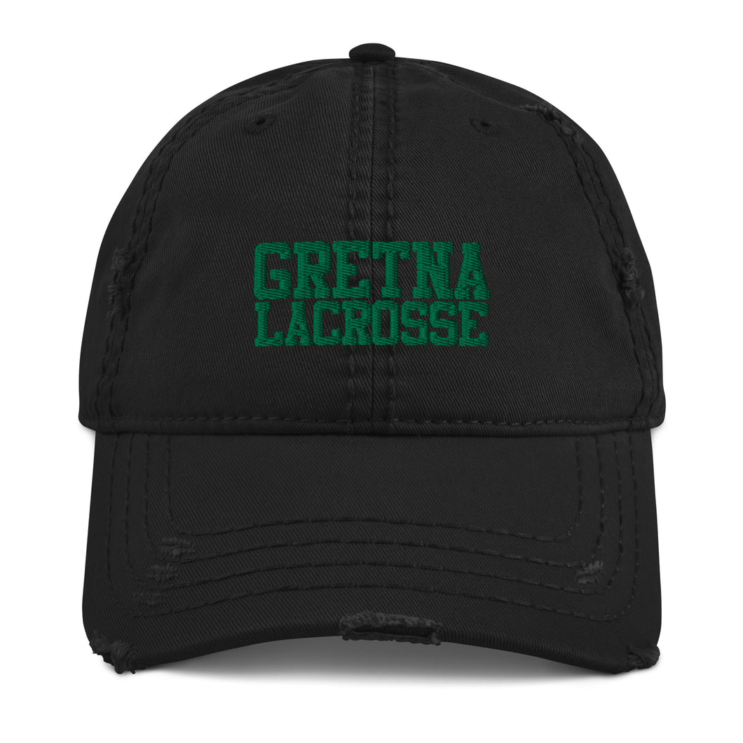 Gretna Lacrosse Distressed Dad Hat
