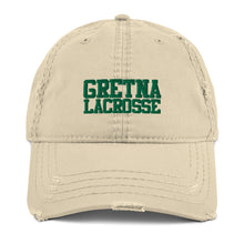 Load image into Gallery viewer, Gretna Lacrosse Distressed Dad Hat