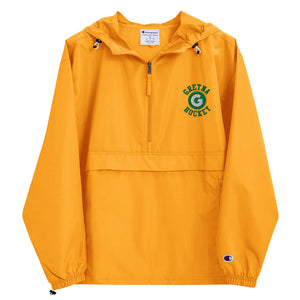 Team Logo Embroidered Champion Hooded Jacket