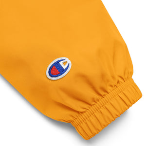 Team Logo Embroidered Champion Hooded Jacket