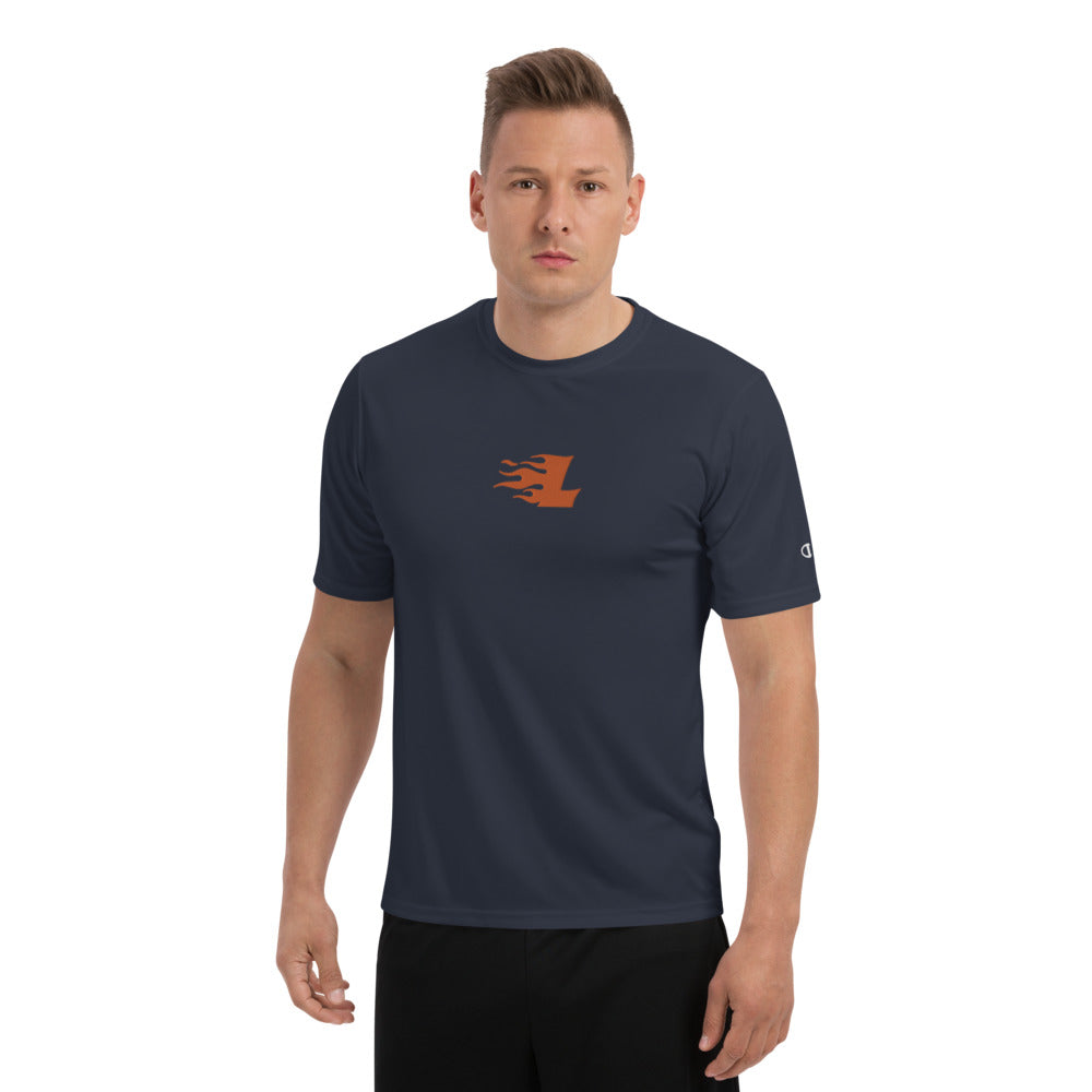 Lincoln Performance T-Shirt from Champion - Embroidered Logo