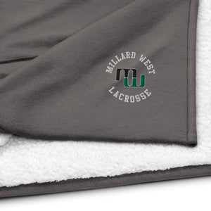 Team Logo Premium sherpa blanket