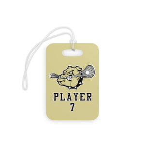 Player Lacrosse Bag Tag