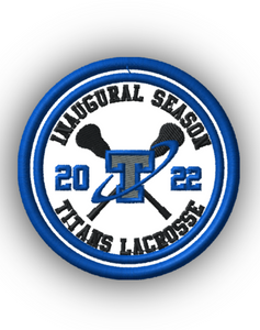 Titans Lacrosse Inaugural Season Patch