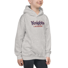 Load image into Gallery viewer, Knights Lacrosse Kids Hoodie