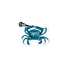 Load image into Gallery viewer, Yeti Blue Crab Lacrosse Sticker