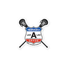 Load image into Gallery viewer, Grade A Nebraska Lacrosse Sticker