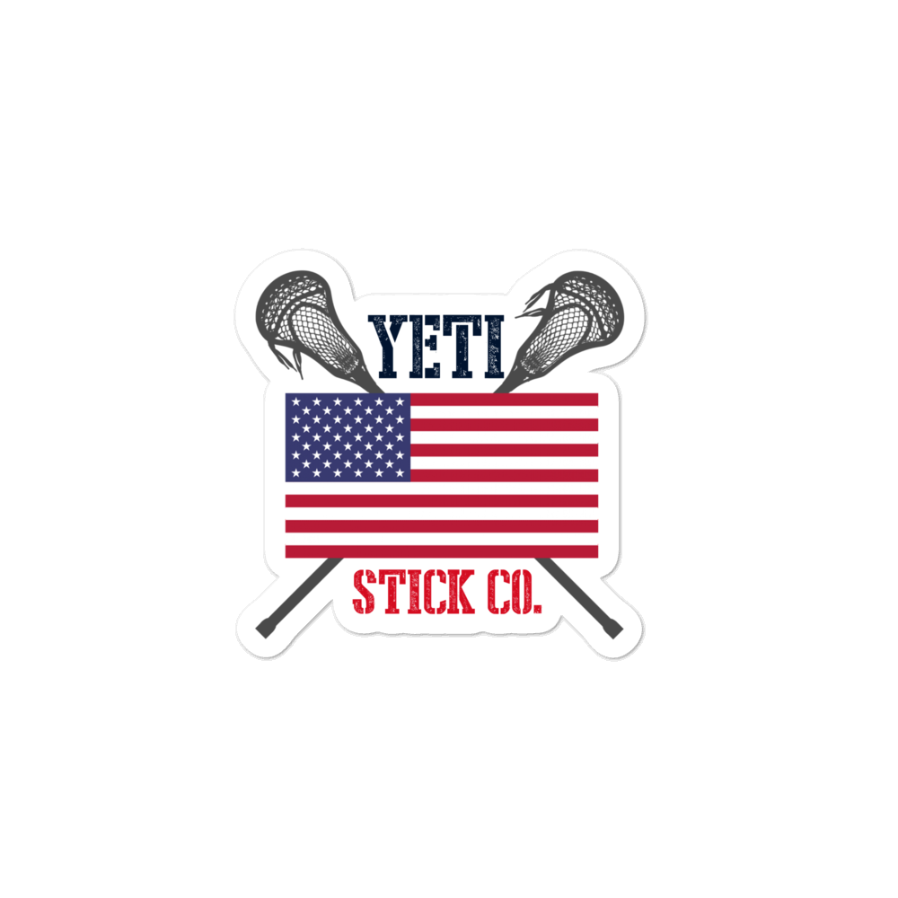 Yeti Stick Co. “USA” Sticker