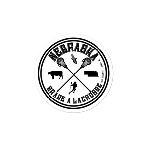 Nebraska Beef Lacrosse Sticker